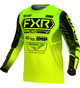 MAILLOT PODIUM 25 JAUNE VERT NOIR