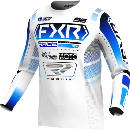 MAILLOT PODIUM 25 BLANC BLEU