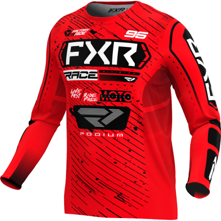 MAILLOT KIDS PODIUM 25 ROUGE