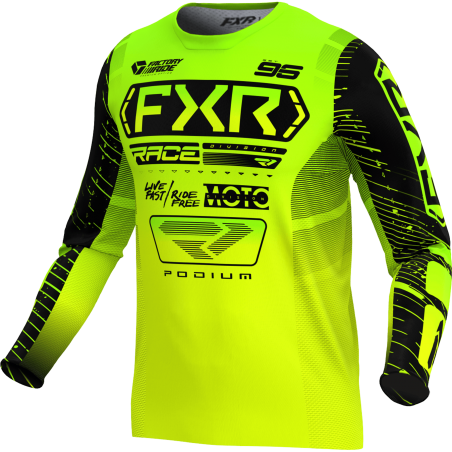 MAILLOT KIDS PODIUM 25 JAUNE VERT