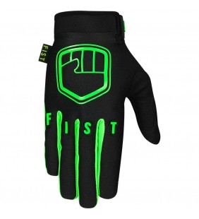 GANTS FIST STRAPPED FLUO VERT