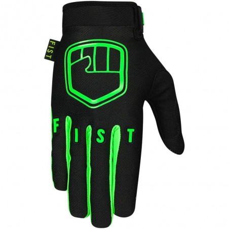 GANTS FIST STRAPPED FLUO VERT